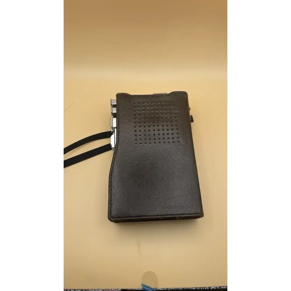 Sony Portable Dictator BM-12 Tape Recorder W/leather Case - Parts As Is